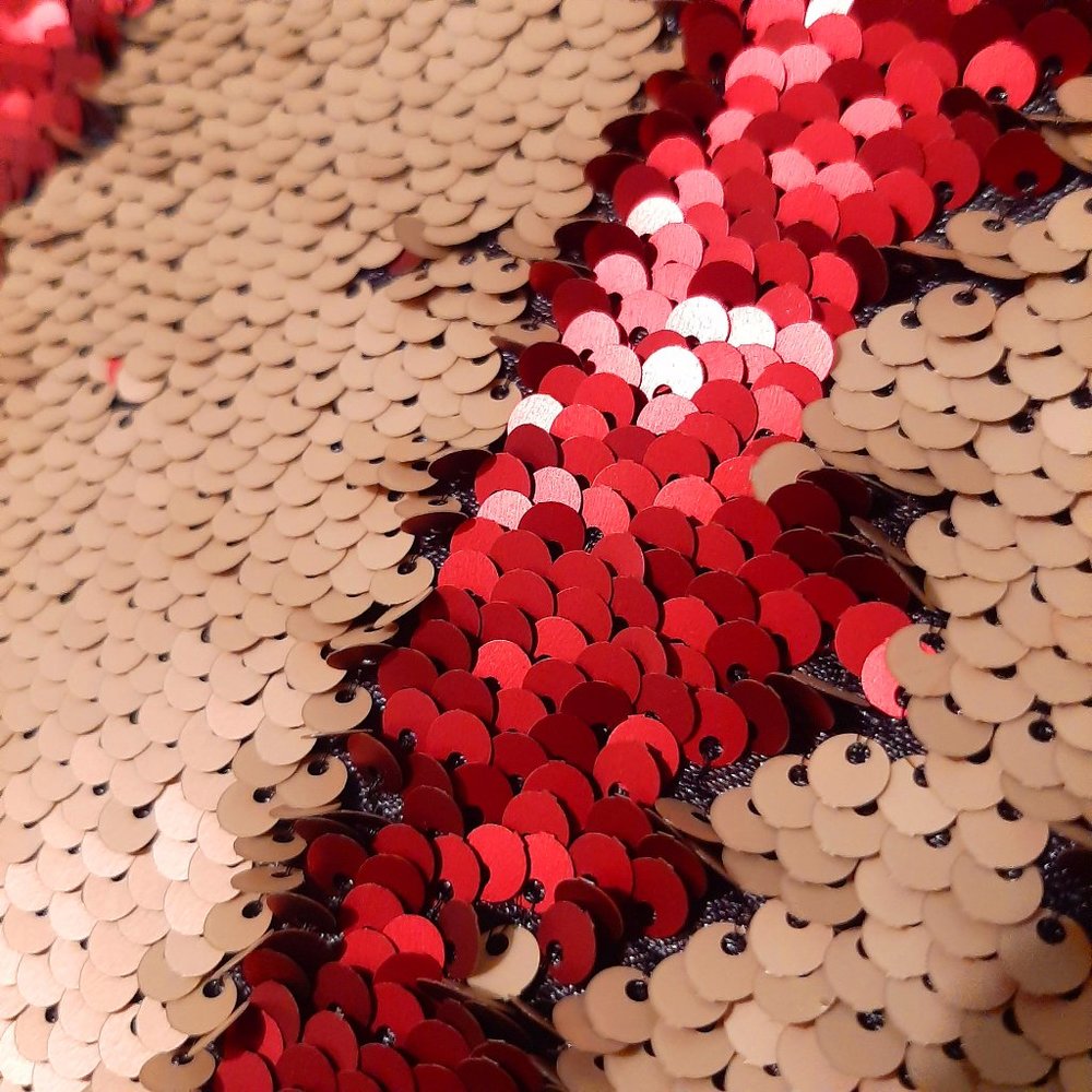 Reversible Sequin Art Drawstring Backpack 16 H By… - image 8